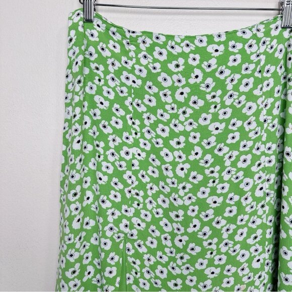 Anthropologie Womens 10 Maeve The Lille Side-Slit Midi Skirt - Picture 4 of 12